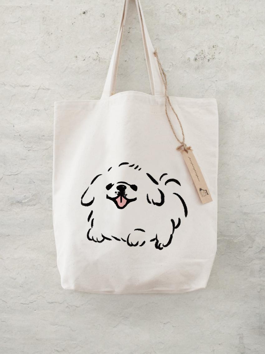 ペキニーズ　トートバッグ  　犬