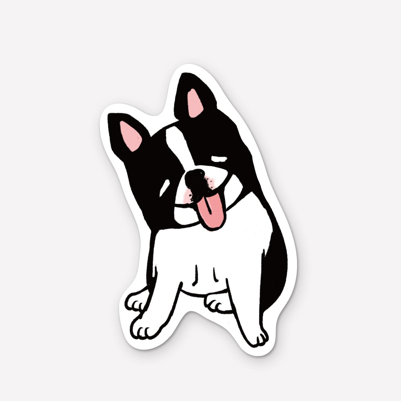 ステッカー　ボストンテリア（ミニステッカー）犬
