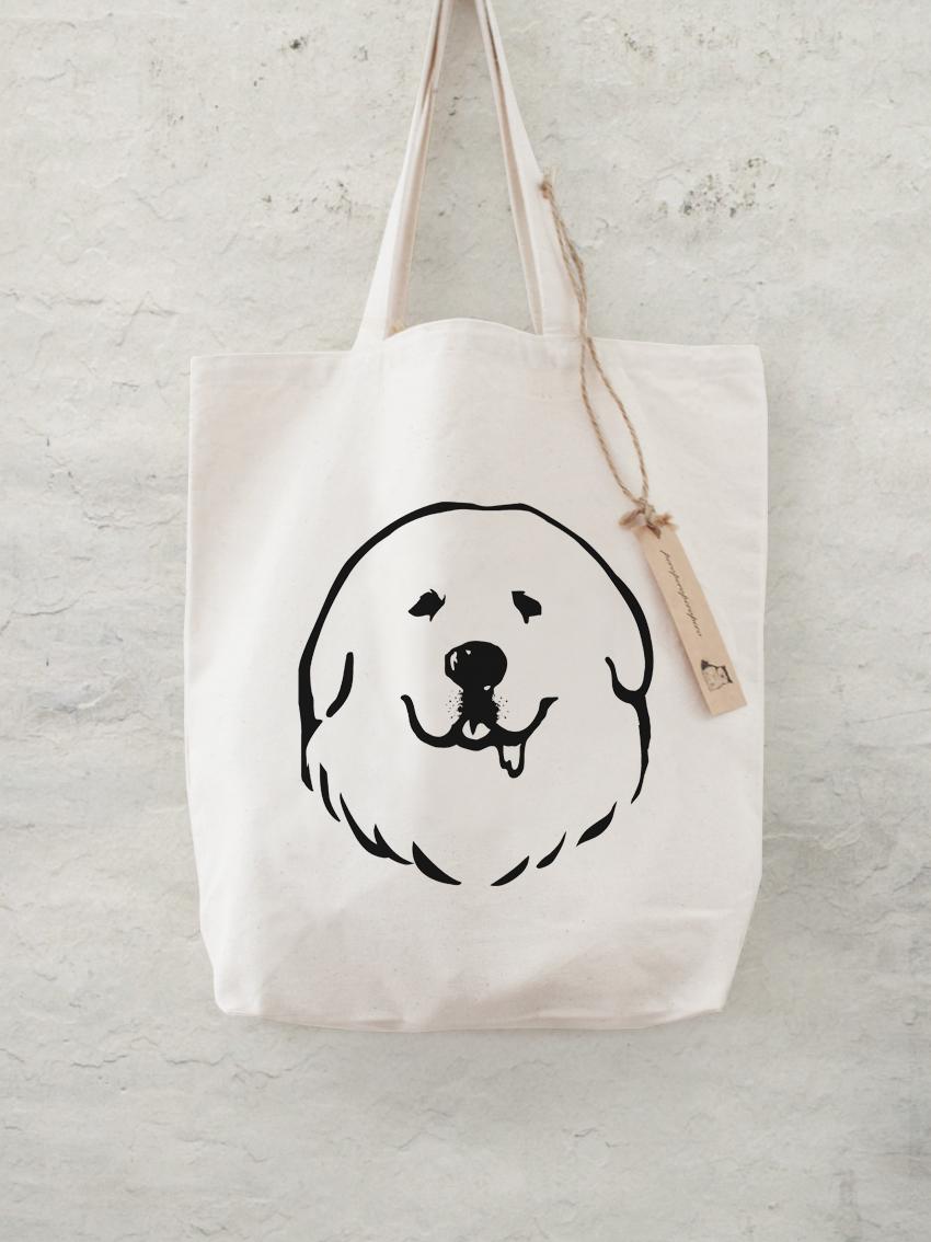 グレートピレニーズ　トートバッグ  / エコバッグ 　犬