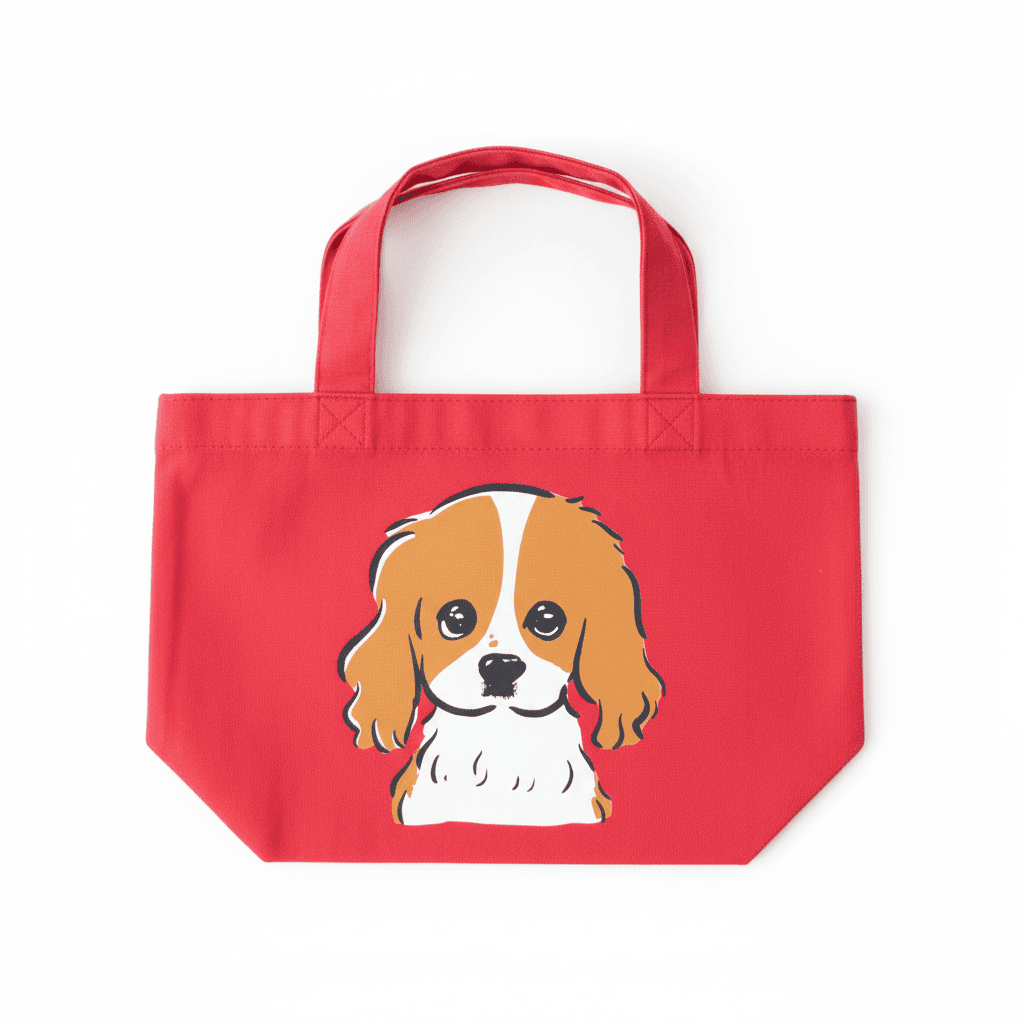 【SALE】キャバリア 　カラーミニトート　レッド/イエロー