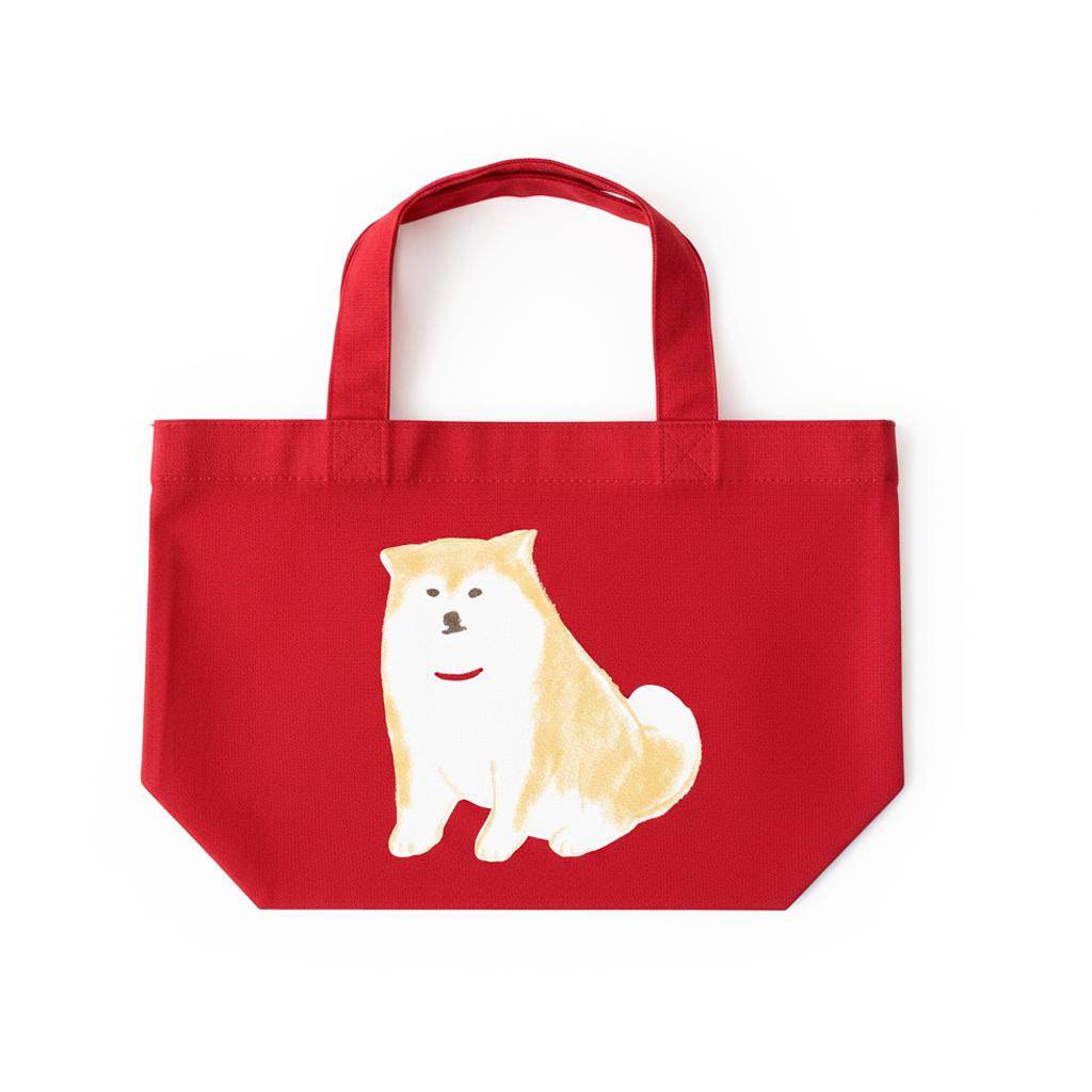 【SALE】柴犬 カラートート　レッド