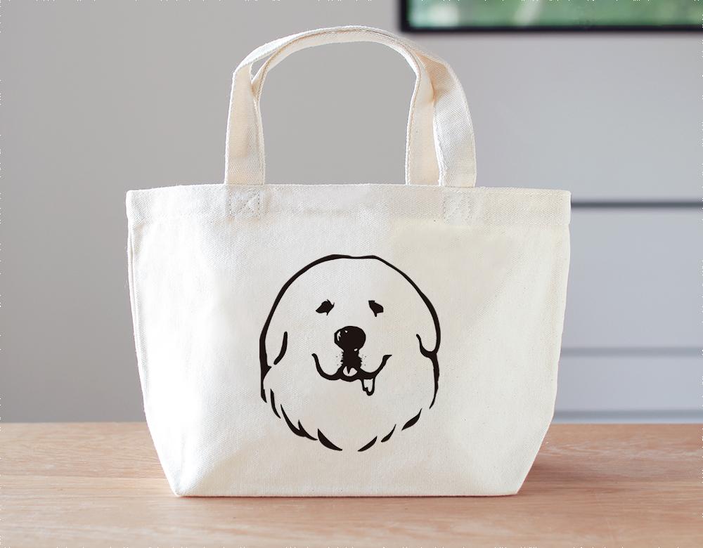 グレートピレニーズ　ミニバッグ　ランチバッグ　犬1枚目の画像